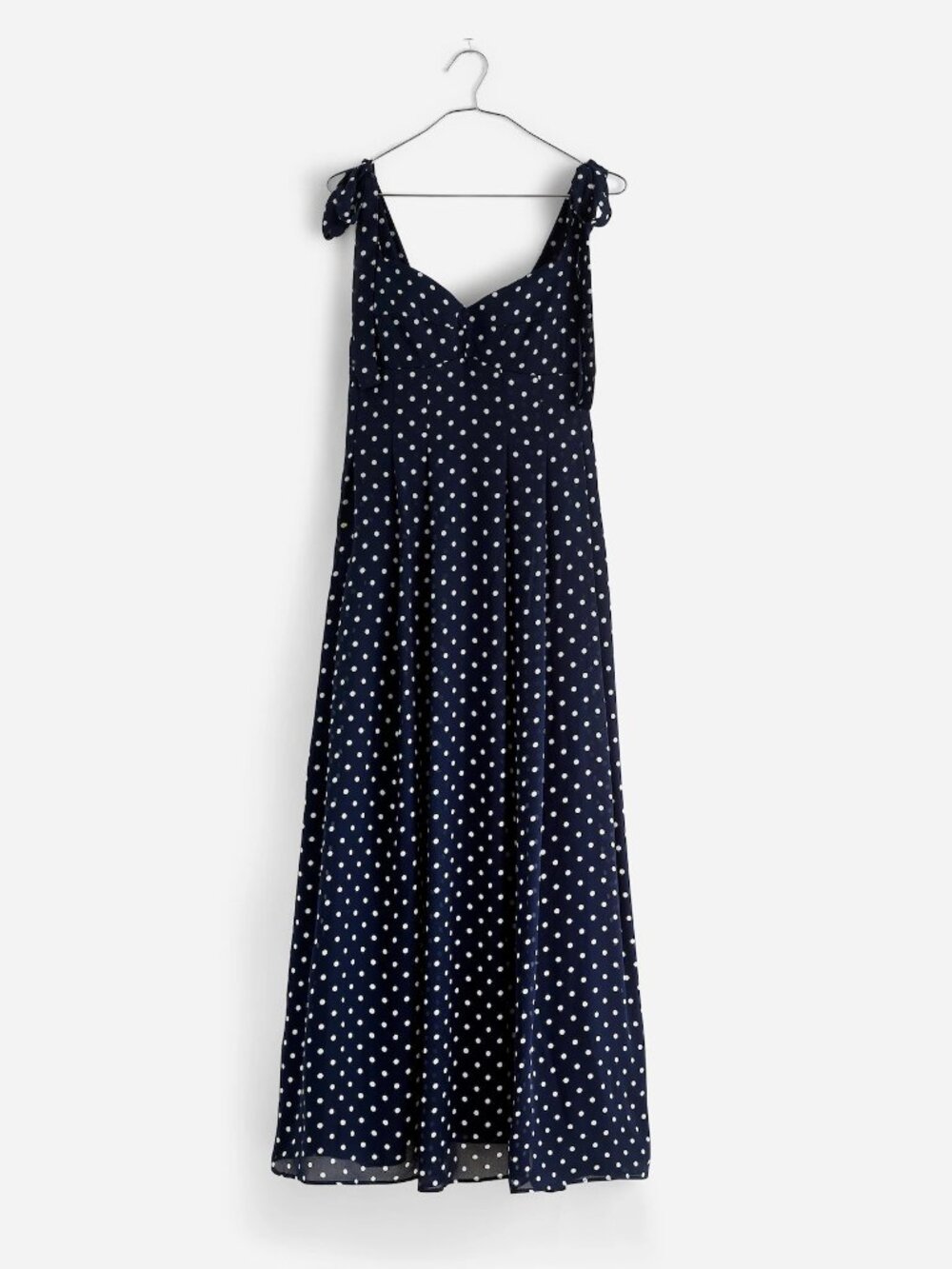 Madewell | Pleated Sweetheart Midi Dress